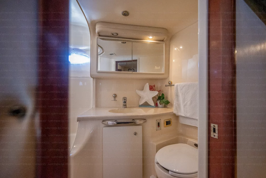 SeaRay 60 yacht charter Cabo San Lucas - cabins and en-suite heads photo 03