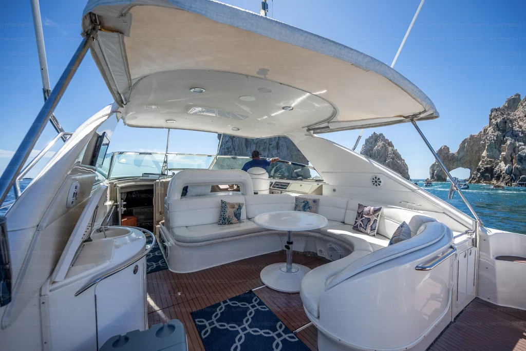 SeaRay 60 yacht charter Cabo San Lucas - decks and flybridge photo 01