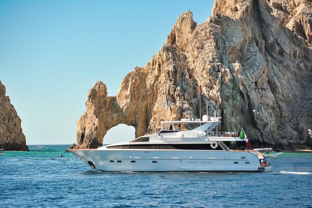 Shine 85 yacht charter Cabo San Lucas - exterior and cruising photo 02