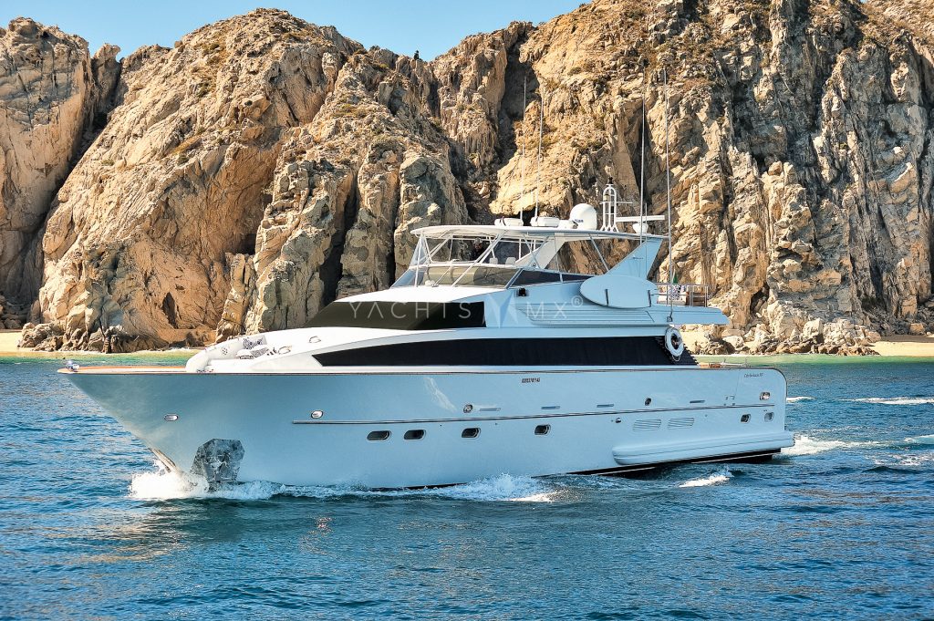 Shine 85 yacht charter Cabo San Lucas - exterior and cruising photo 05