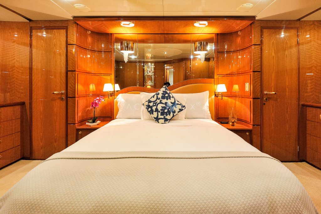 Shine 85 yacht charter Cabo San Lucas - cabins and en-suite heads photo 02