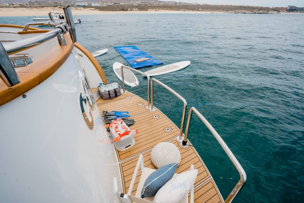 Shine 85 yacht charter Cabo San Lucas - decks and flybridge photo 05