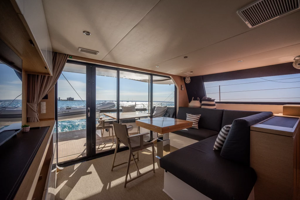 Neel 51 yacht charter La Paz - deck and flybridge photo 01