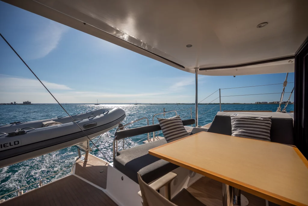 Neel 51 yacht charter La Paz - deck and flybridge photo 02