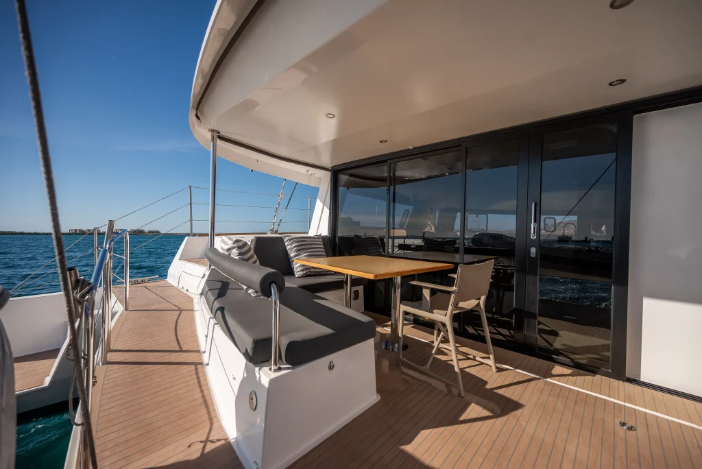 Neel 51 yacht charter La Paz - deck and flybridge photo 03