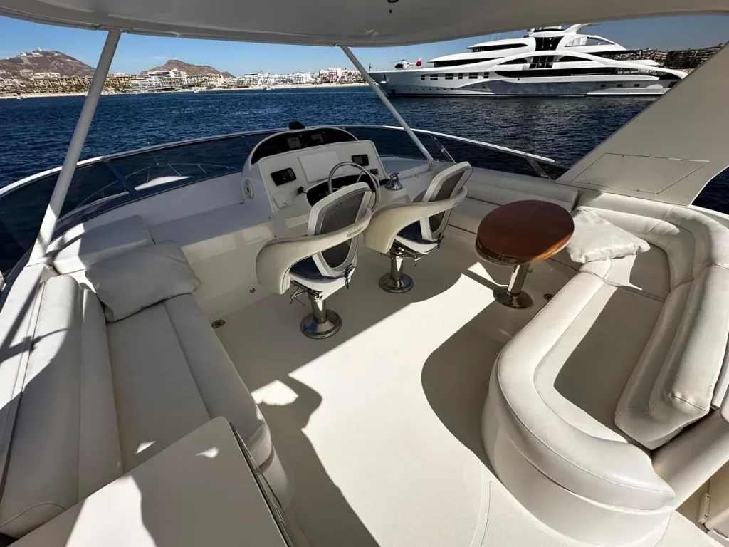 McKinna 70 yacht charter Cabo San Lucas - decks and flybridge photo 02