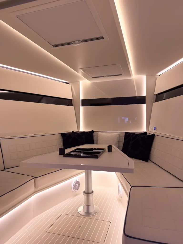 VanDutch 48 yacht charter Cabo San Lucas - main salon and helm photo 04