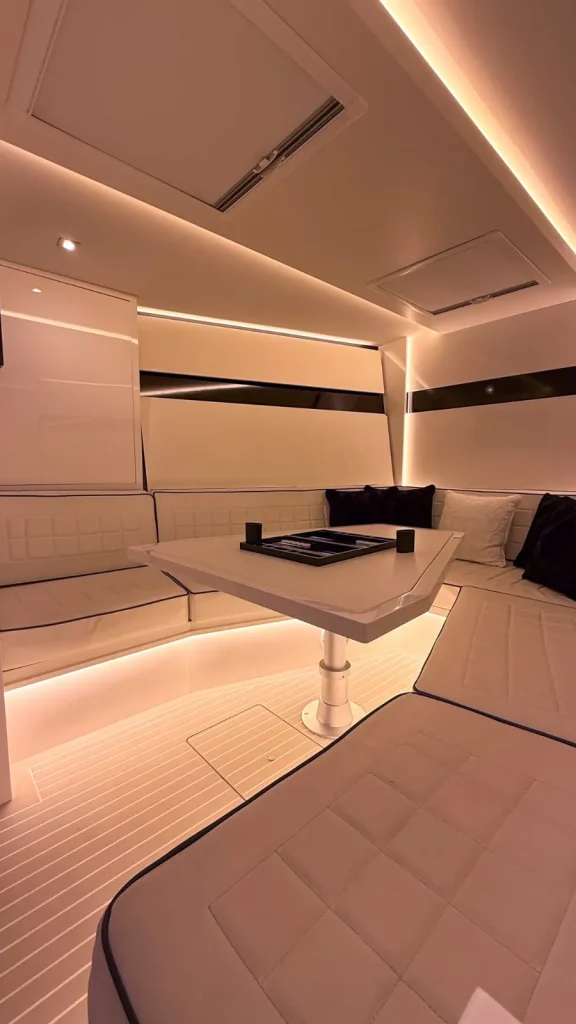 VanDutch 48 yacht charter Cabo San Lucas - main salon and helm photo 05