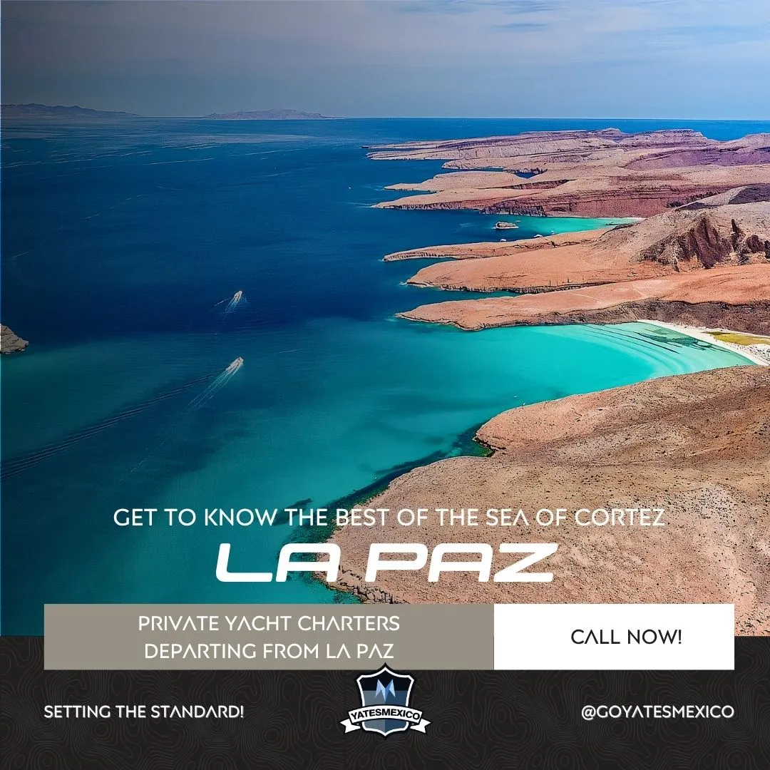 Summer Yacht Charters 6 Private luxury yacht charter turquoise water in the Sea of Cortez
