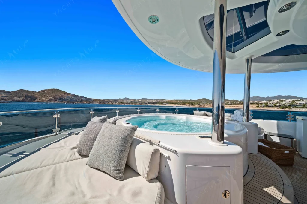 Westport 130 yacht charter Cabo San Lucas - decks and flybridge photo 05