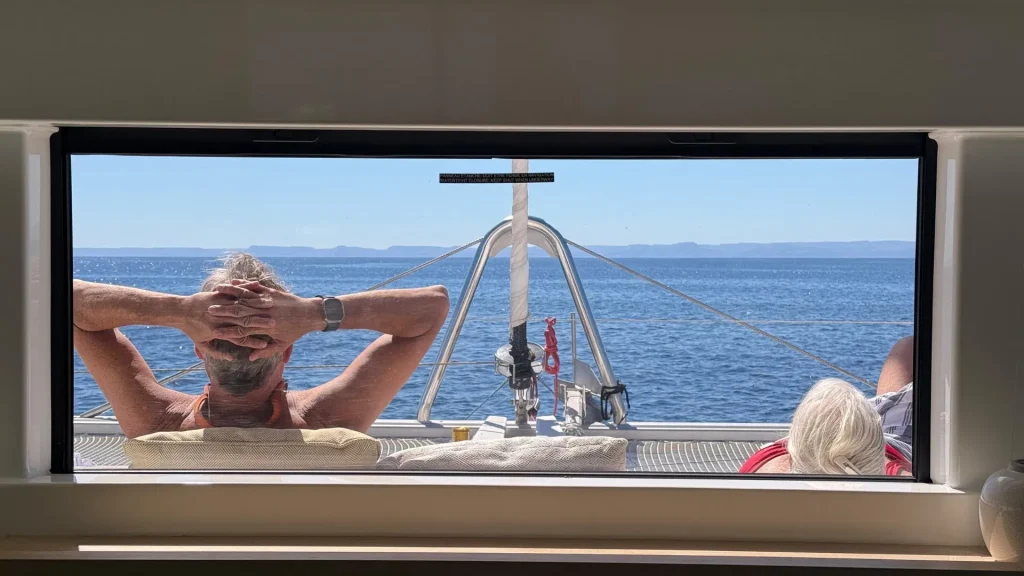Mar de Cortés · relajarse a bordo