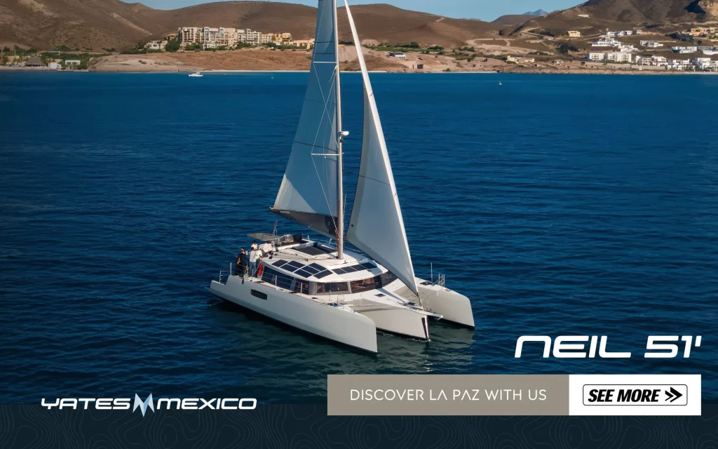 Summer Yacht Charters 10 Neil 51 trimaran charter in La Paz, Sea of Cortez