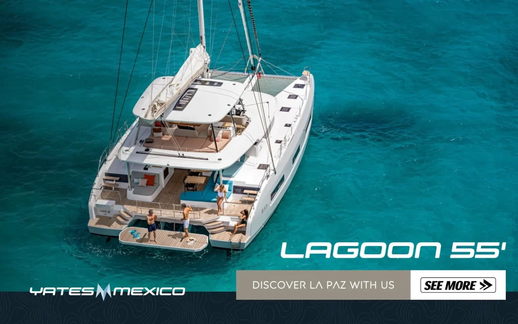 Summer Yacht Charters 8 Lagoon 55 sailing catamaran charter in La Paz, Sea of Cortez