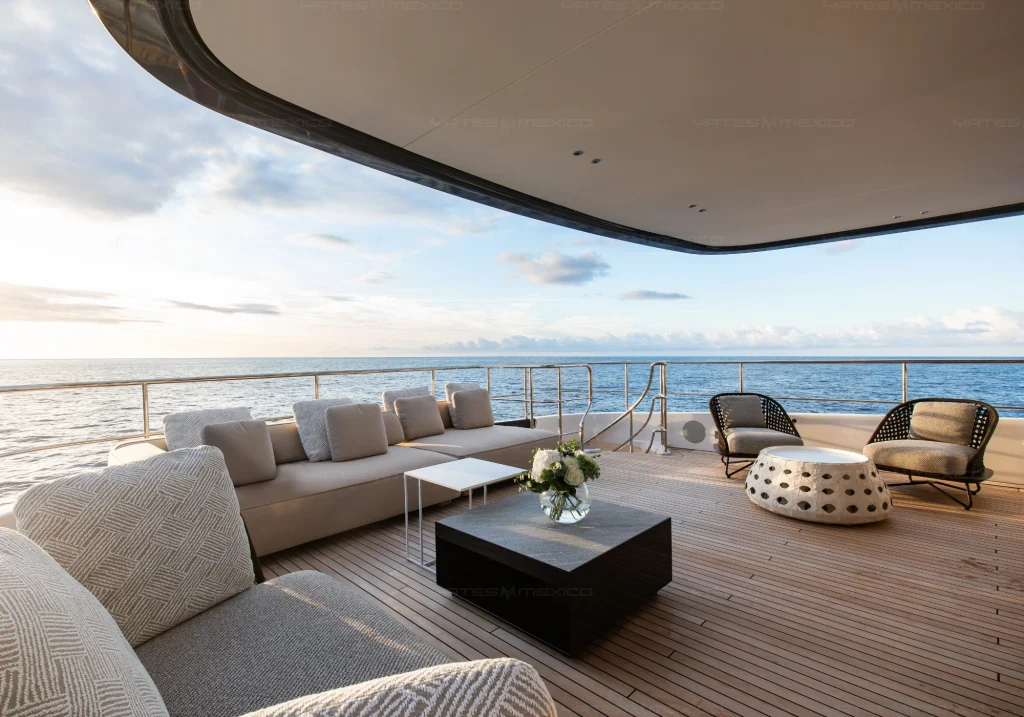 Benetti 134 yacht charter La Paz - decks and flybridge photo 05
