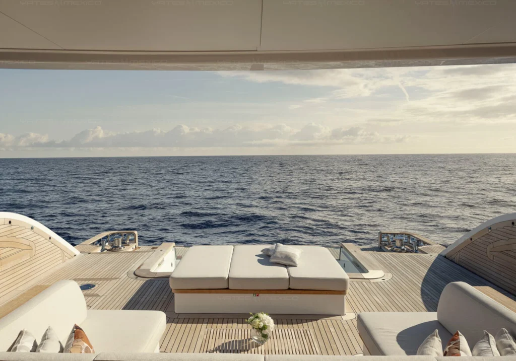 Benetti 134 yacht charter La Paz - decks and flybridge photo 02
