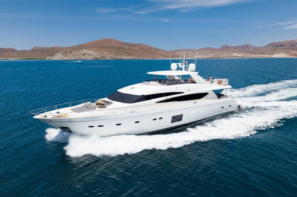 Princess 98 yacht charter La Paz - exterior and cruising photo 06