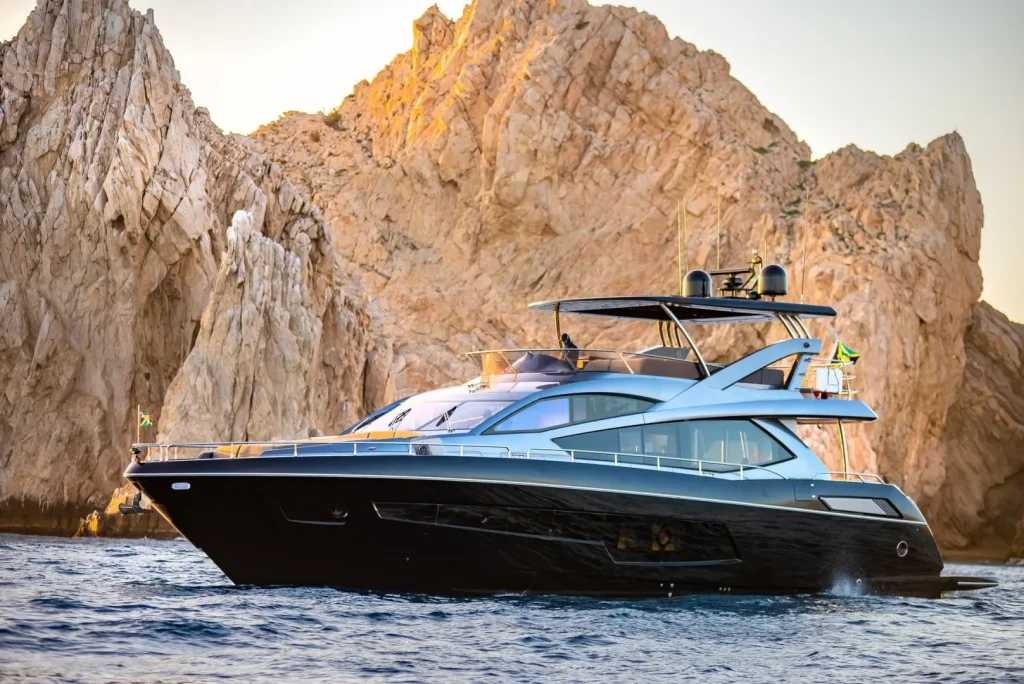A bordo del Sunseeker 80
