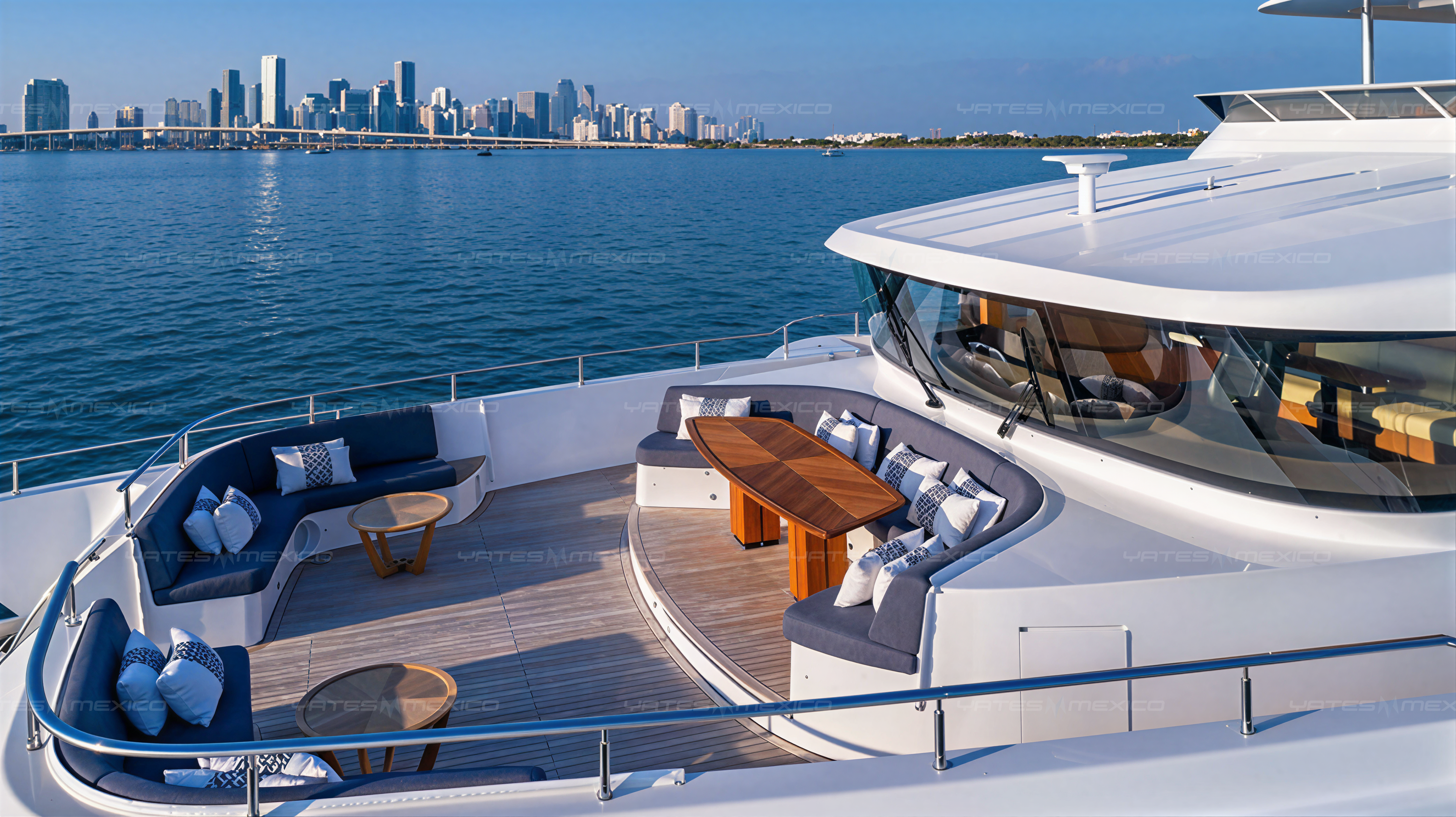 Gulf Craft 141 yacht charter La Paz - decks and flybridge photo 01