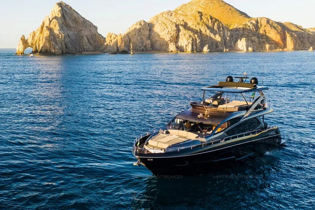 Sunseeker 80 yacht charter Cabo San Lucas - exterior and cruising photo 02