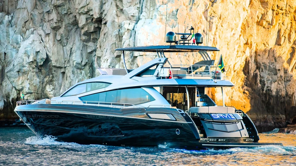 Sunseeker 80 yacht charter Cabo San Lucas - exterior and cruising photo 04