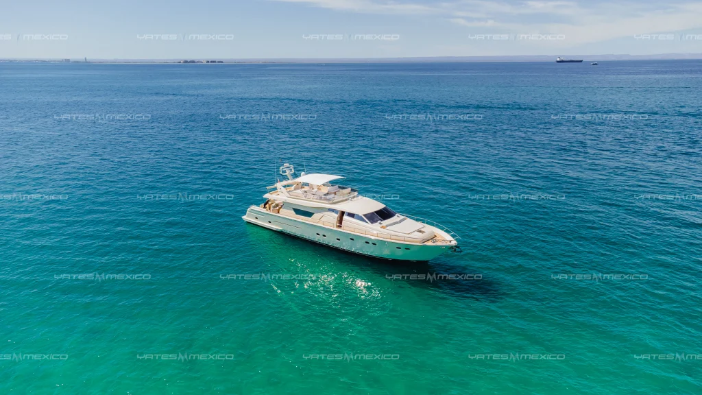Ferretti 80 yacht charter La Paz - exterior and cruising photo 01