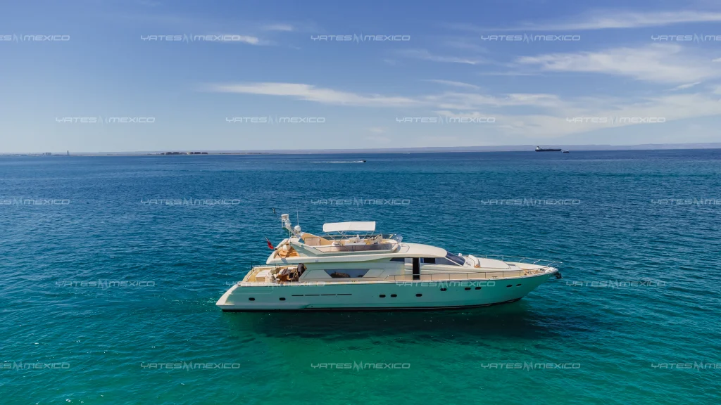 Ferretti 80 yacht charter La Paz - exterior and cruising photo 03