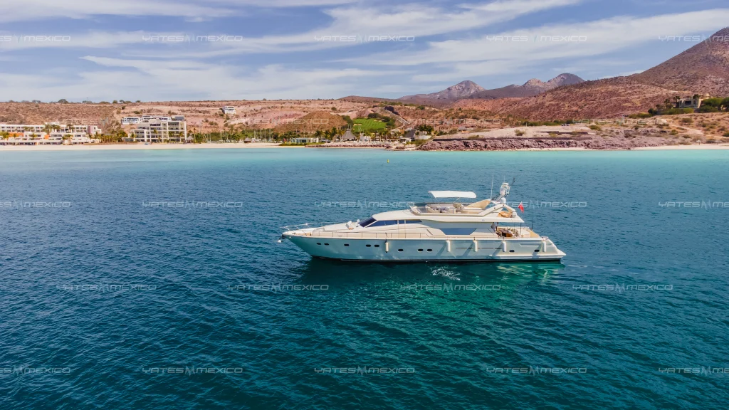 Ferretti 80 yacht charter La Paz - exterior and cruising photo 05