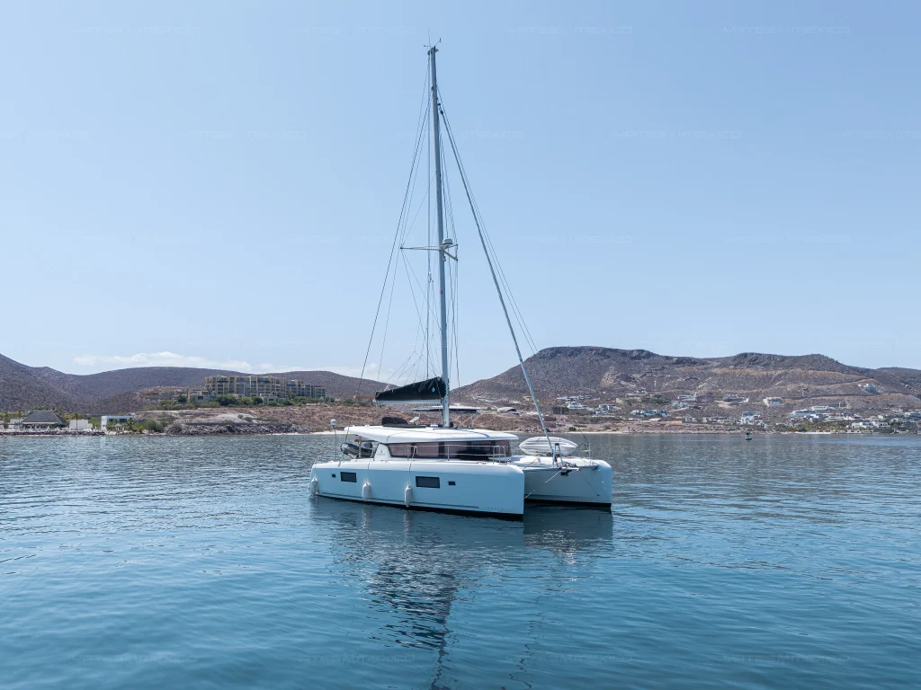 Lagoon 42 catamaran charter La Paz - bow trampolines