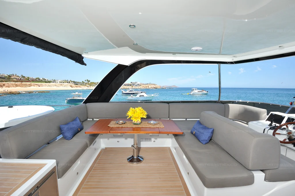 Iliad 60 yacht charter Cabo San Lucas - deck and flybridge photo 01