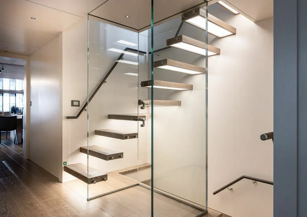 Numarine 132 staircase detail